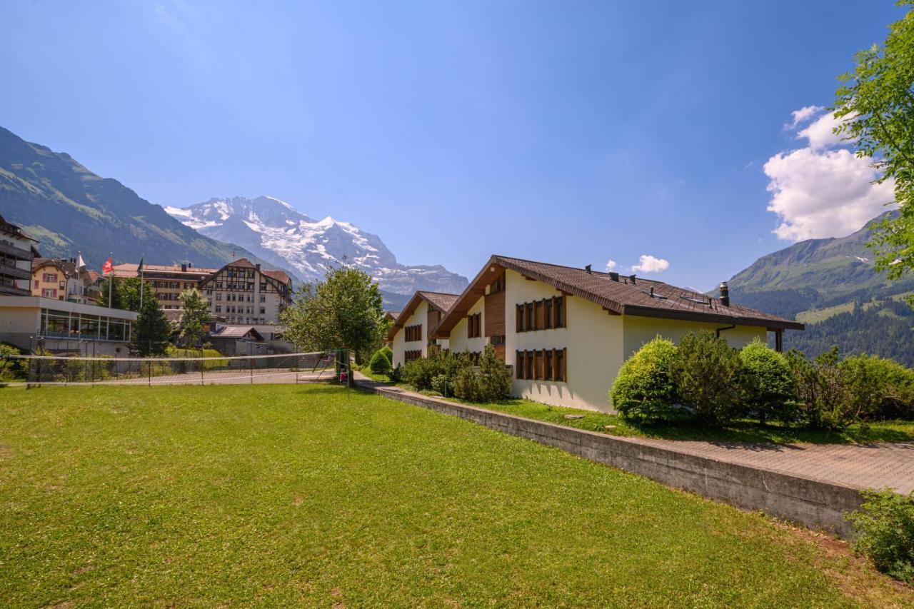 Chalet Primula Penthouse Wengen Exterior foto